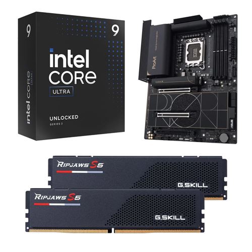 Kit para PC: Procesador Intel Core Ultra 9 285K 24 Núcleos 3.70GHz 36MB Caché + Tarjeta — vista frontal