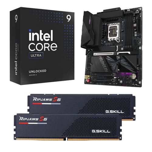 Kit para PC: Procesador Intel Core Ultra 9 285K 24 Núcleos 3.70GHz 36MB Caché + Tarjeta — vista frontal