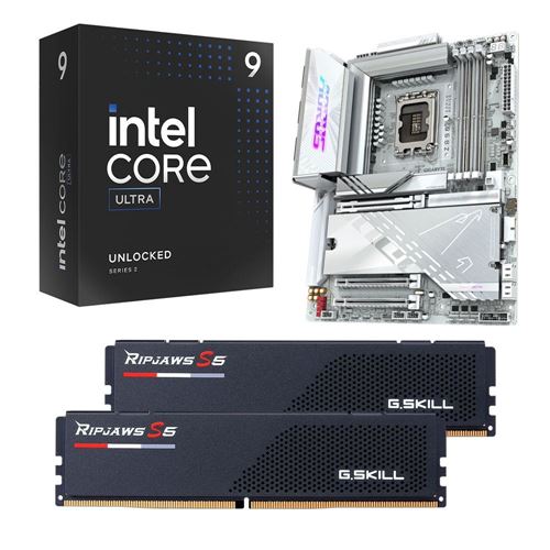 Kit para PC: Procesador Intel Core Ultra 9 285K 24 Núcleos 3.70GHz 36MB Caché + Tarjeta — vista frontal