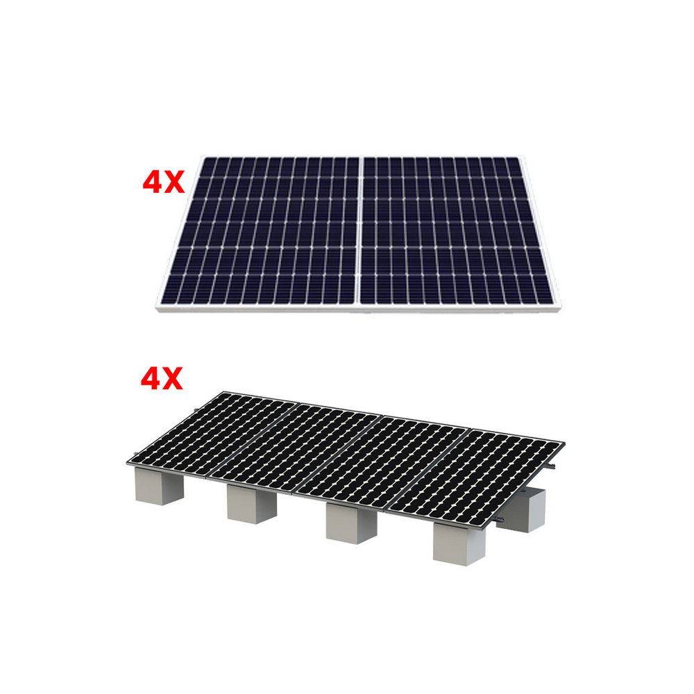 Kit de Paneles Solares y Estructuras Epcom Powerline KIT-PL-SOLAR