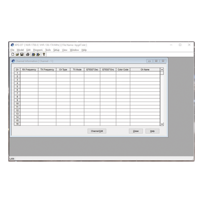Software de programación Kenwood KPG-D7E