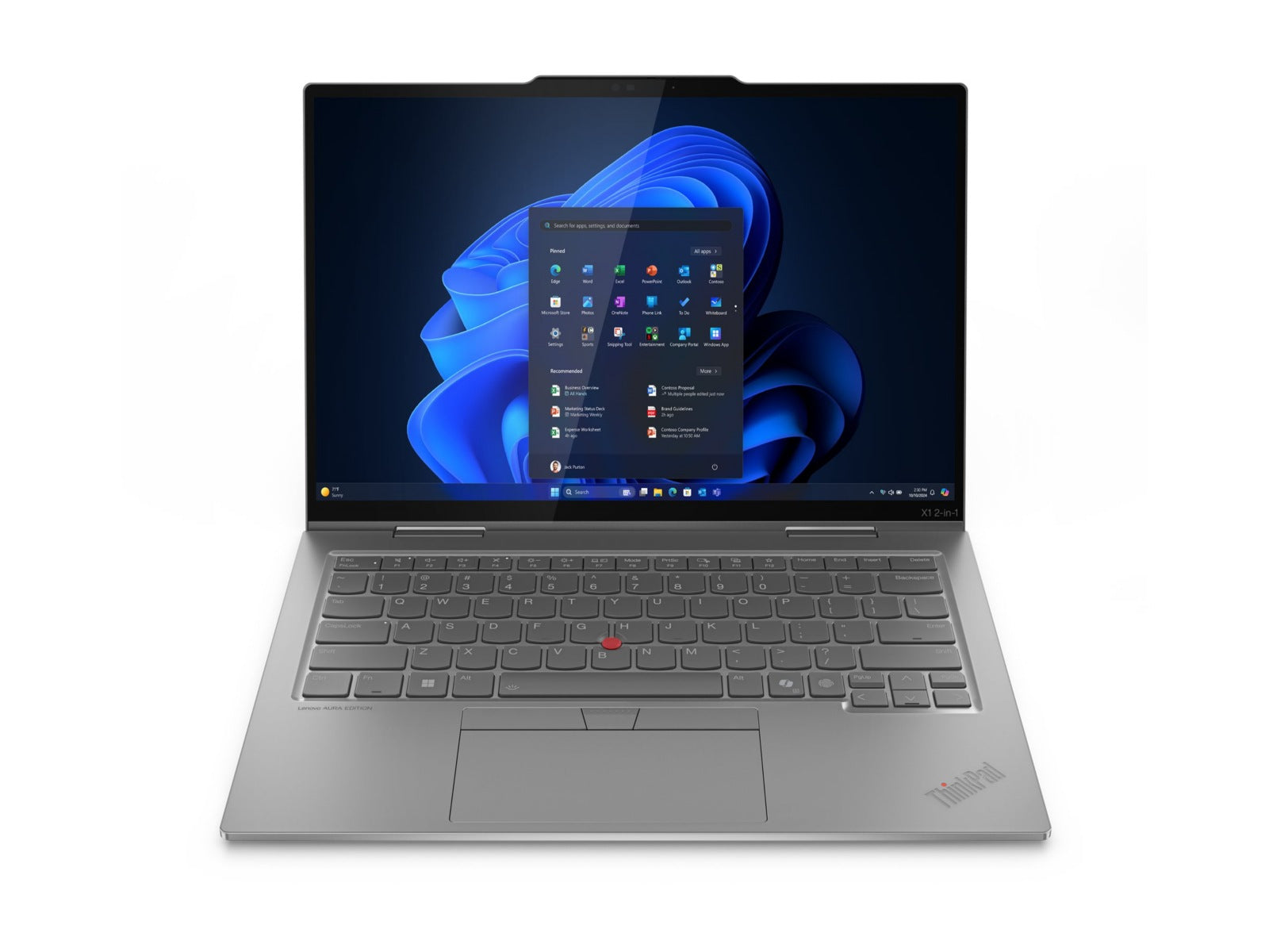 Laptop 2 en 1 Lenovo ThinkPad X1 2-in-1 Gen 10 21NU, Intel Core Ultra 5 226V 8 Núcleos, 16GB DDR5, 512 GB, Int - vista 2