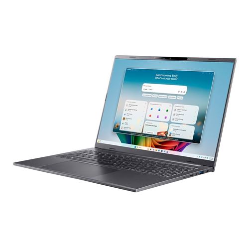 Laptop Acer Aspire 16 AI Copilot+ PC A16-A71MT-R19J 16 — vista en diagonal