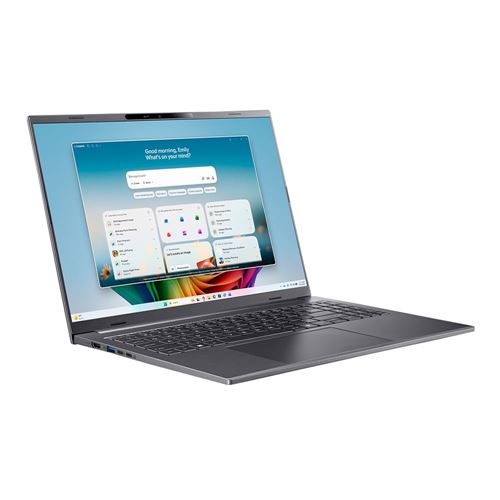 Laptop Acer Aspire 16 AI Copilot+ PC A16-A71MT-R19J 16 — vista lateral