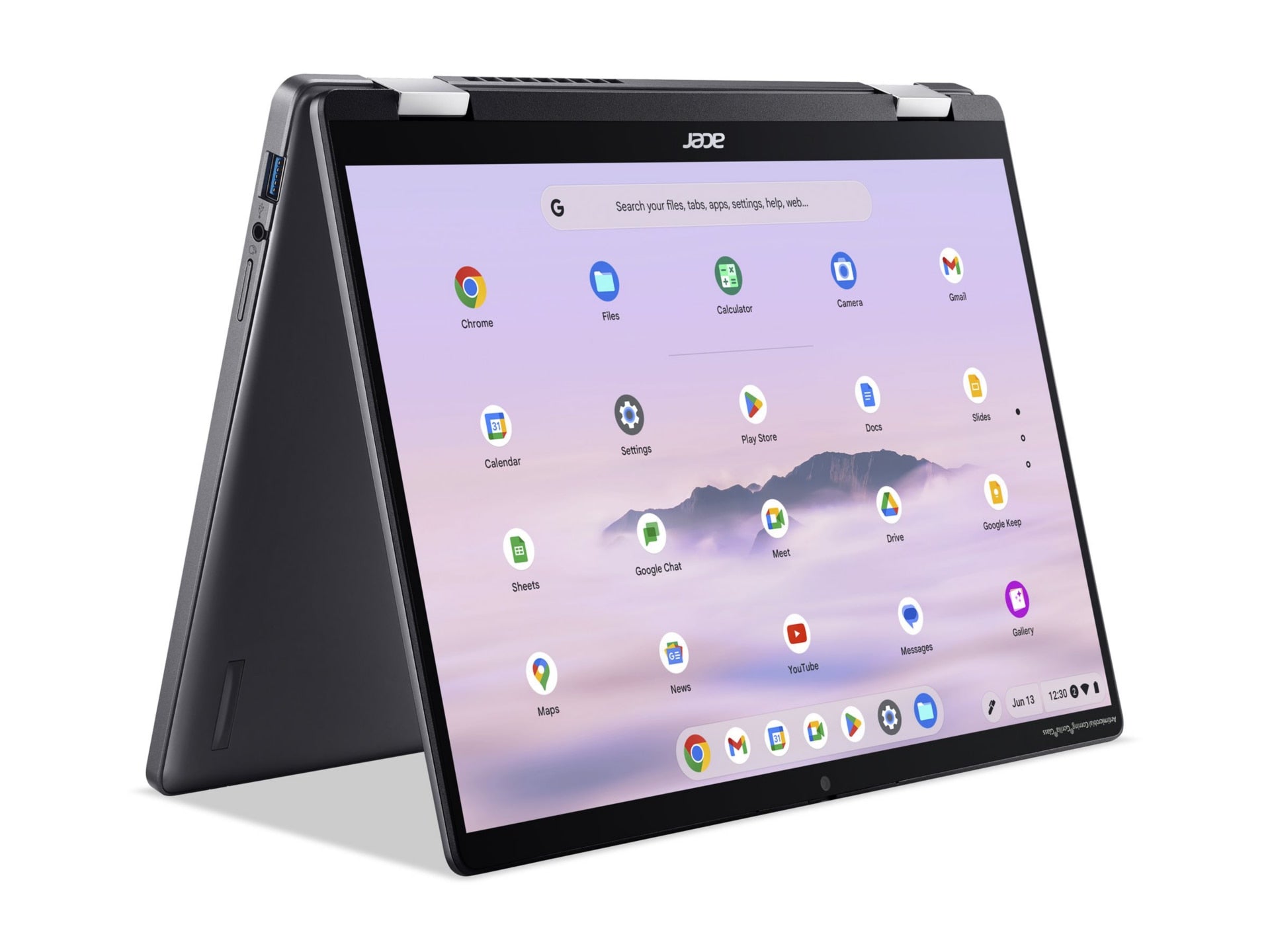 Laptop Acer Chromebook Plus Spin 714 CPE794-1N-781F, Intel Core Ultra 7 155U 12 Núcleos, 16GB, 256 GB - vista 4