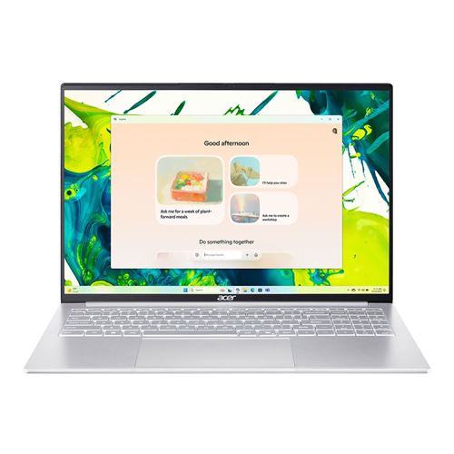 Laptop Acer Swift Lite 16 — vista frontal
