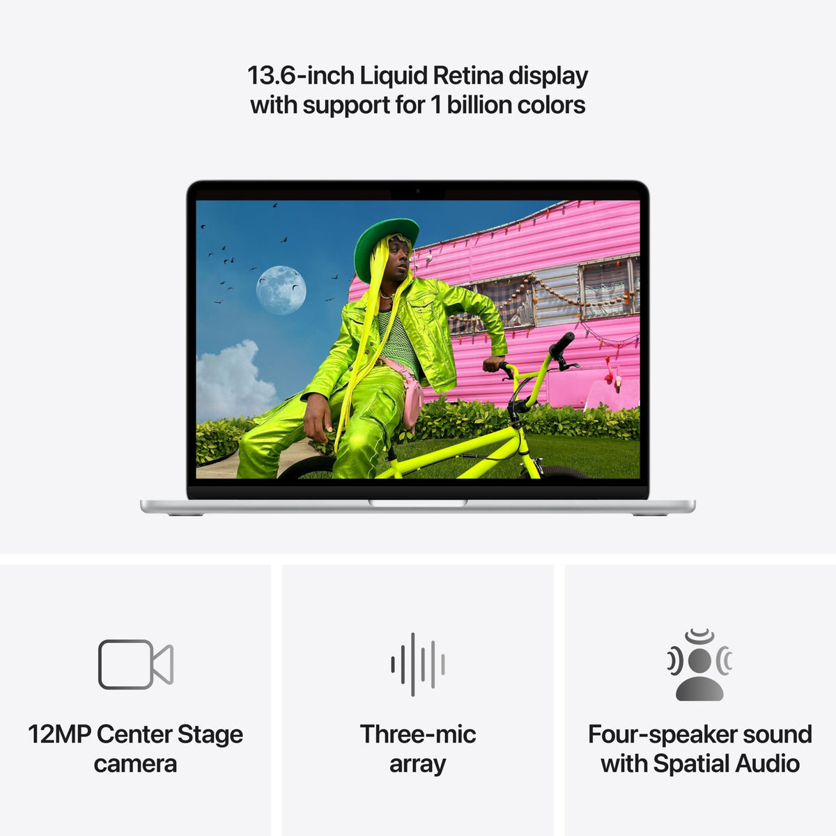 Laptop Apple MacBook Air 13", Apple M5, 16GB, 512 GB SSD - vista 4