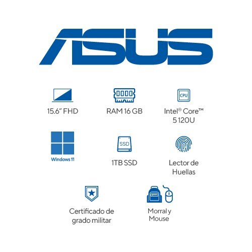 Laptop ASUS Vivobook 15 X1504VA-BQ3907W, 16 GB RAM - imagen 7