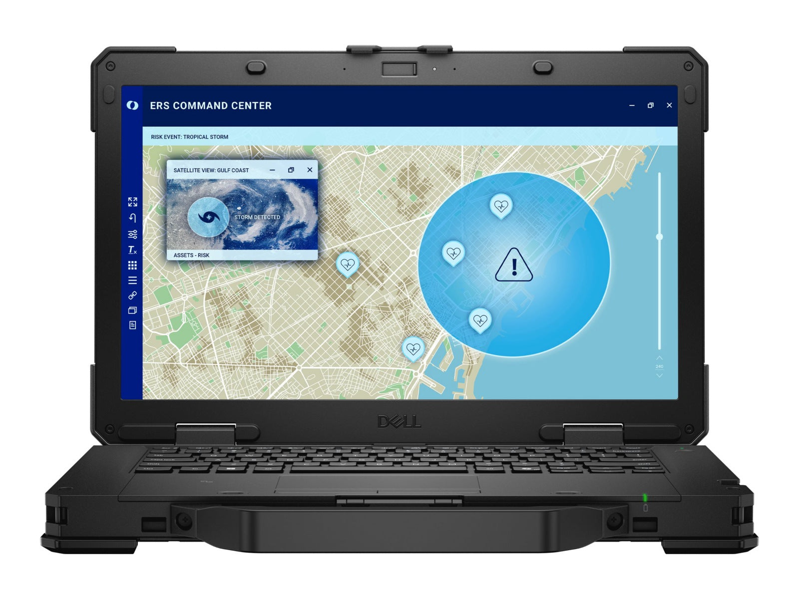 Laptop Dell Pro 14 Rugged RB14250, Intel Core Ultra 5 135U 12 Núcleos, 16GB DDR5, 512GB SSD, Intel Graphics - vista 3