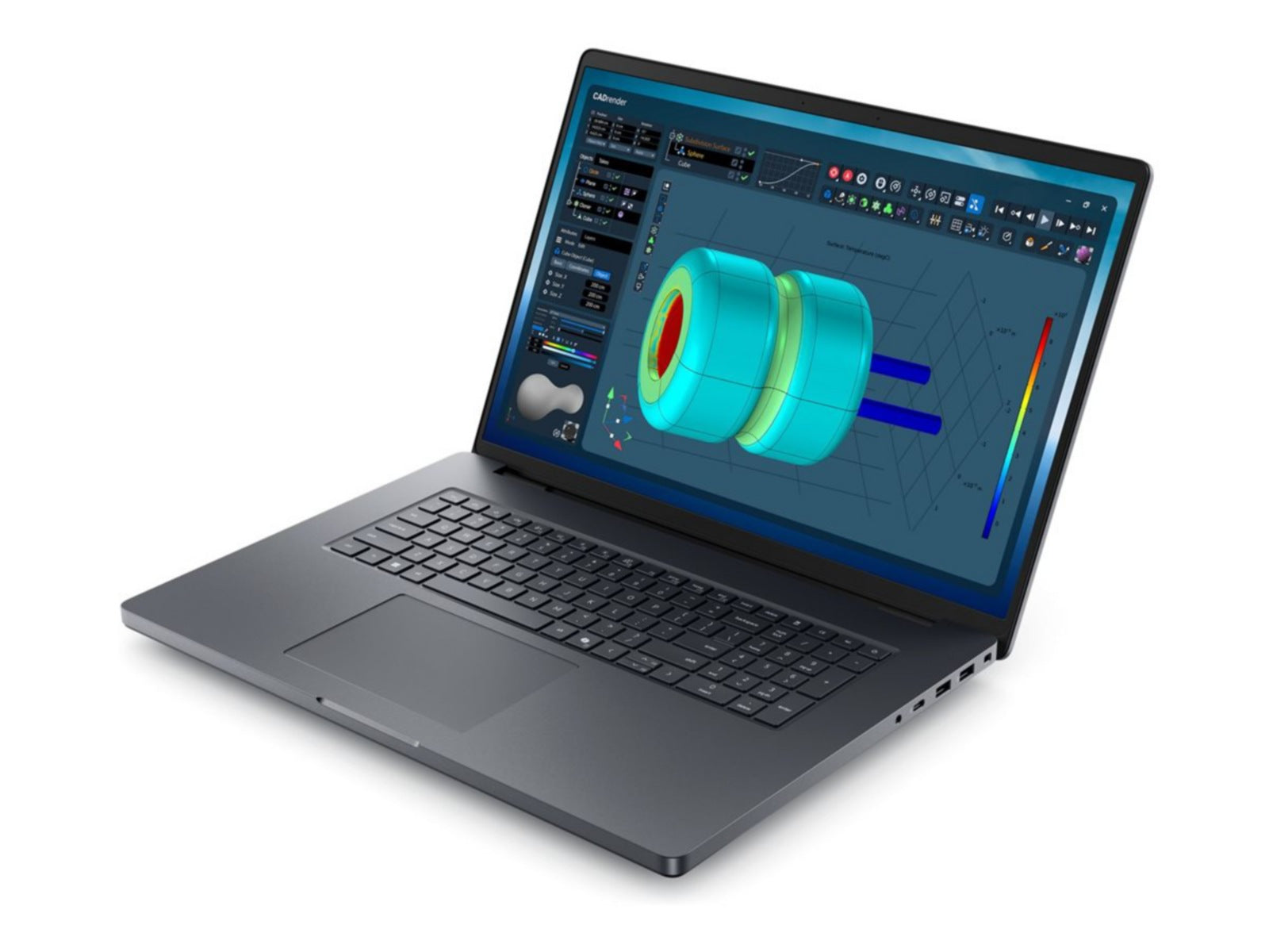 Laptop Dell Pro Max 18 Plus MB18250, Intel Core Ultra 7 - 20 Núcleos, 32GB DDR5, 512 GB SSD, RTX PRO - vista 1