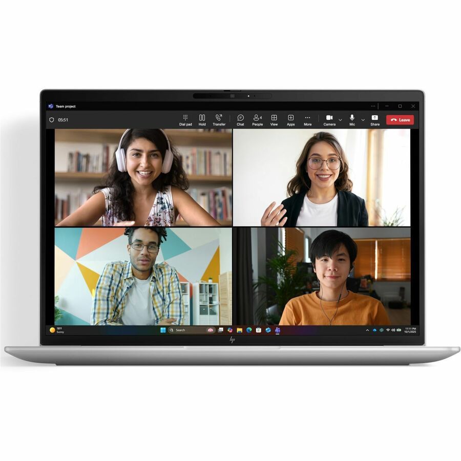 Laptop HP EliteBook, AMD AMD Ryzen AI 7 450 8 Núcleos, 16GB DDR5, 512 GB, Radeon 860M Graphics - vista 2