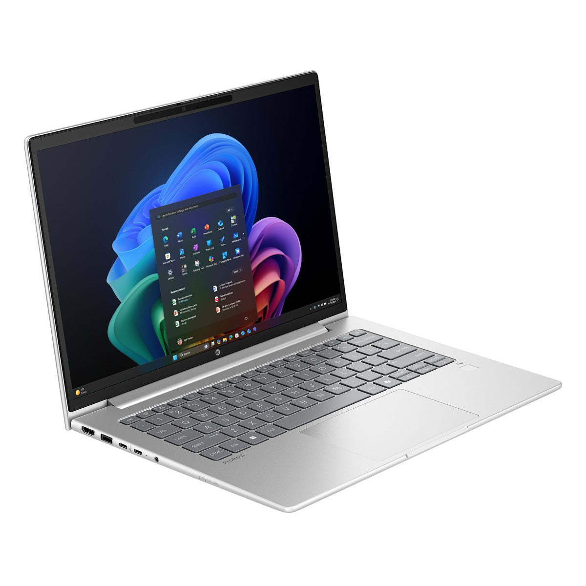 Laptop HP ProBook 4 G1q 14" Copilot+ PC, Qualcomm Snapdragon 8 Núcleos, 16GB DDR5, 512 GB PCIe NVMe, Adreno - vista 2
