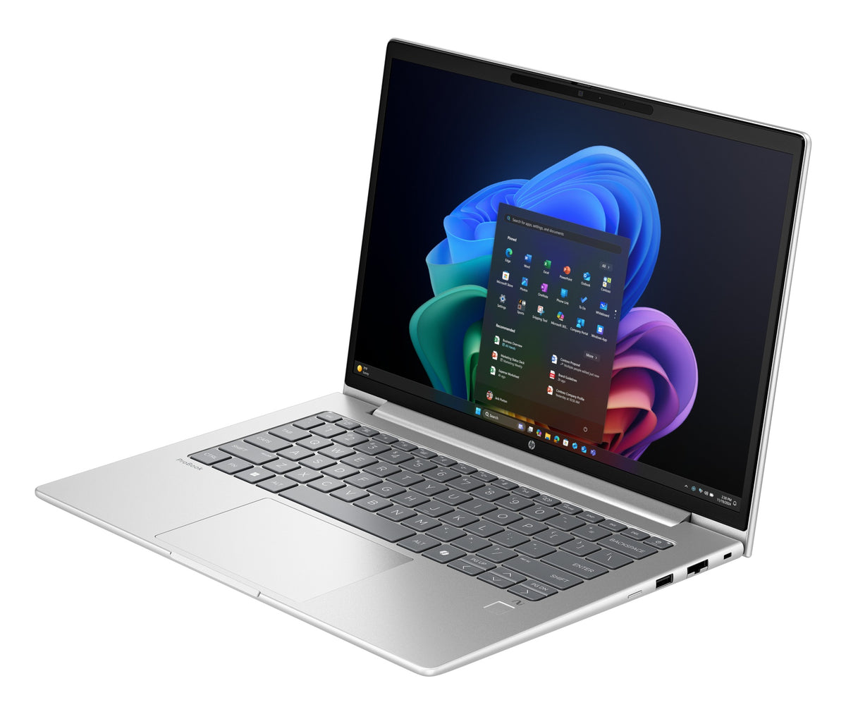 Laptop HP ProBook 4 G1q 14" Copilot+ PC, Qualcomm Snapdragon 8 Núcleos, 16GB DDR5, 512 GB PCIe NVMe, Adreno - vista 4