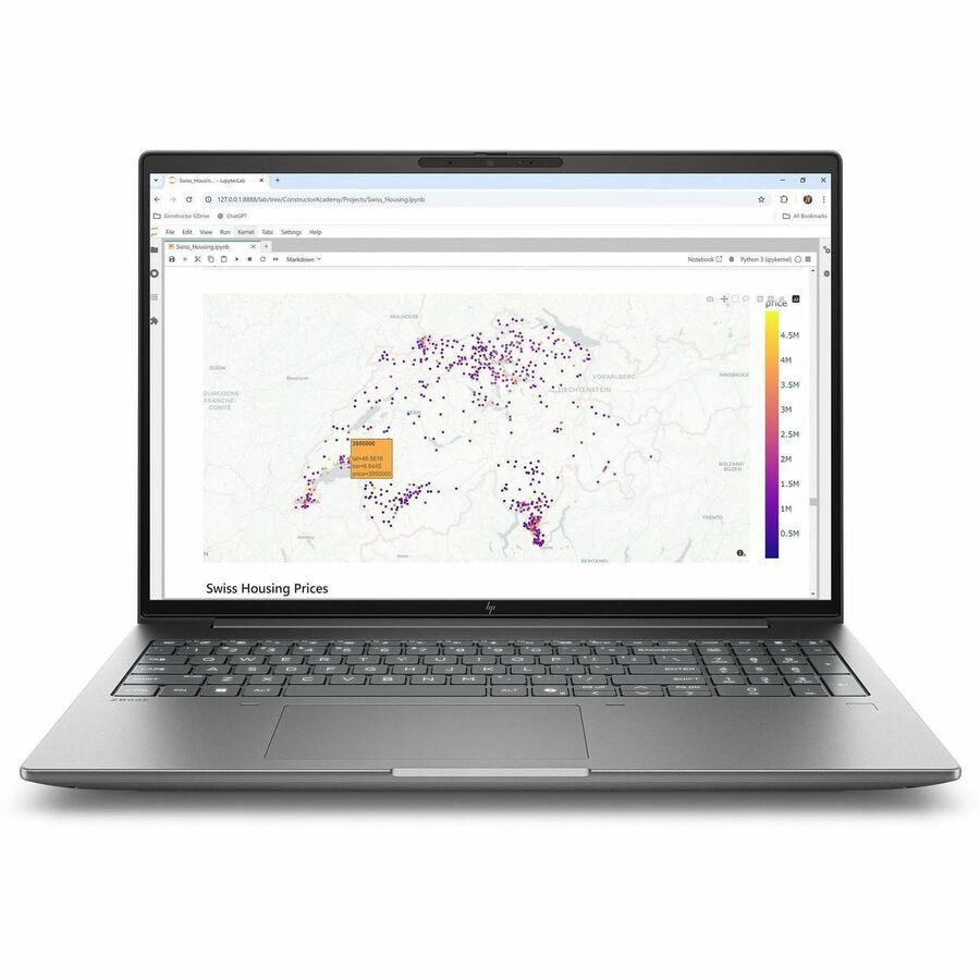 Laptop HP ZBook X G2i 16" Copilot+ PC Mobile, Intel Core Ultra 7 16 Núcleos, 32GB DDR5, 1 TB SSD, RTX PRO - vista 1
