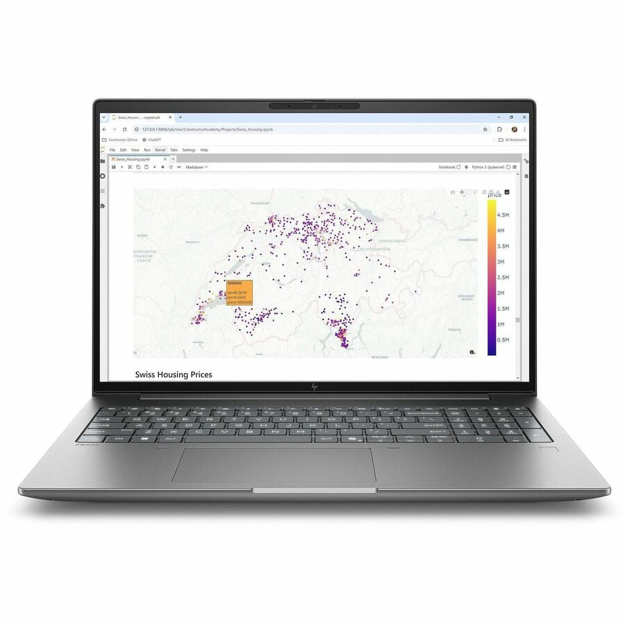 Laptop HP ZBook X G2i 16" Copilot+ PC Mobile, Intel Core Ultra 9 16 Núcleos, 32GB DDR5, 1 TB SSD, RTX PRO - vista 3