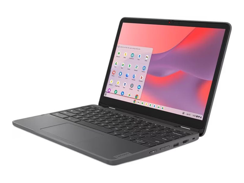 Laptop Lenovo 500e Yoga Chromebook Gen 4 12.2", Intel N100 4 Núcleos, 4GB DDR5, 32 GB eMMC, Táctil - vista 1