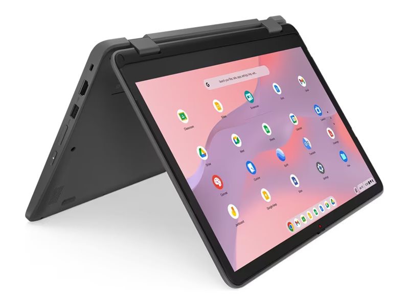 Laptop Lenovo 500e Yoga Chromebook Gen 4 12.2", Intel N100 4 Núcleos, 4GB DDR5, 32 GB eMMC, Táctil - vista 5