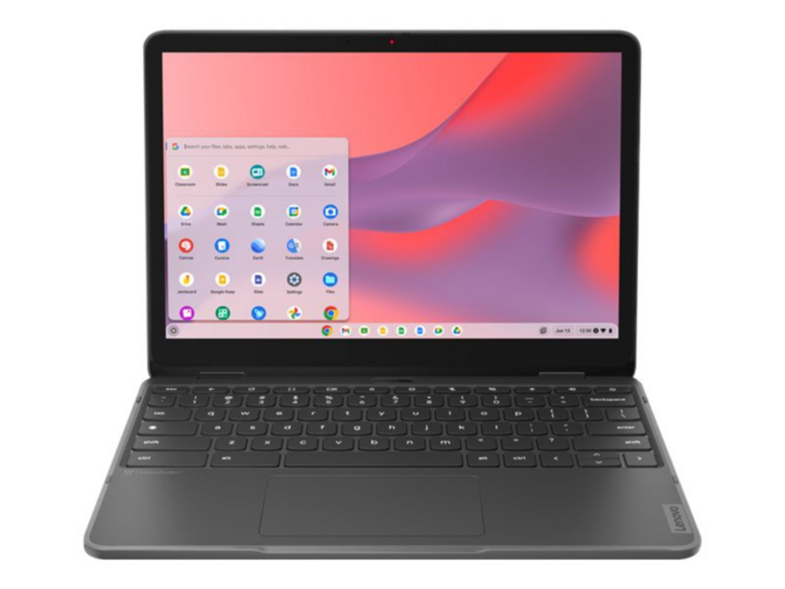Laptop Lenovo 500e Yoga Chromebook Gen-4 82W4, Intel N-Series N100 4 Núcleos, 4GB DDR5, 32 GB - vista 1