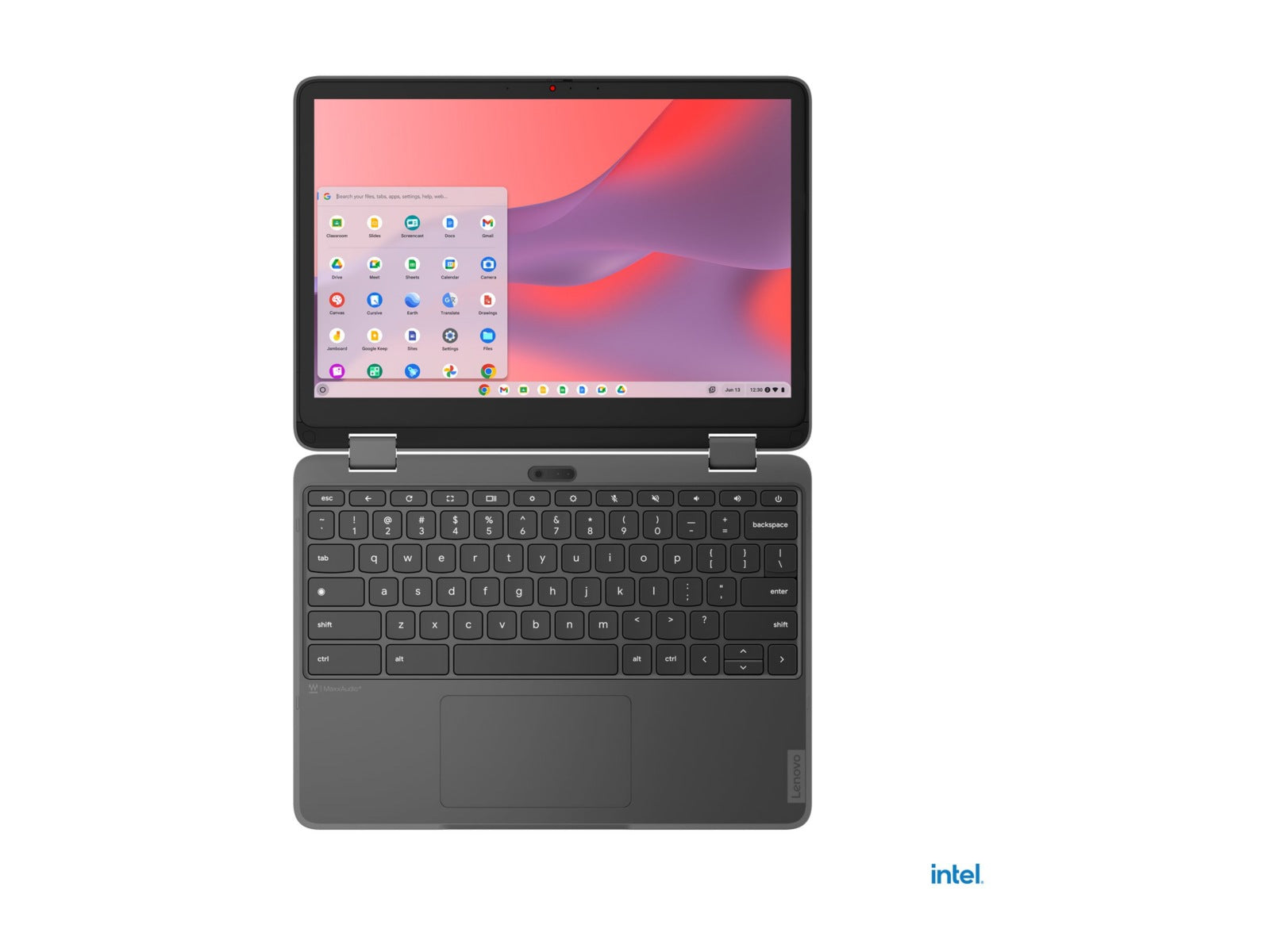 Laptop Lenovo 500e Yoga Chromebook Gen-4 82W4, Intel N-Series N100 4 Núcleos, 4GB DDR5, 32 GB - vista 6