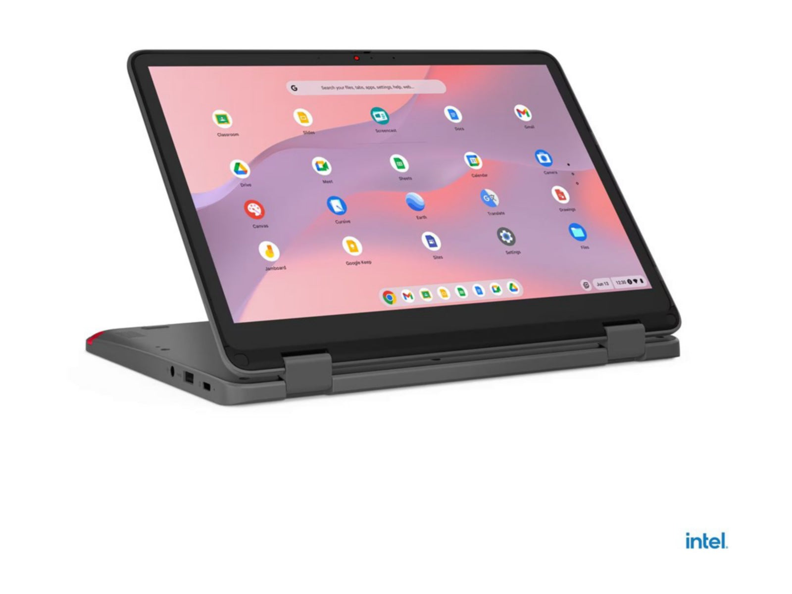 Laptop Lenovo 500e Yoga Chromebook Gen-4 82W4, Intel N-Series N100 4 Núcleos, 8GB DDR5, 64 GB - vista 6