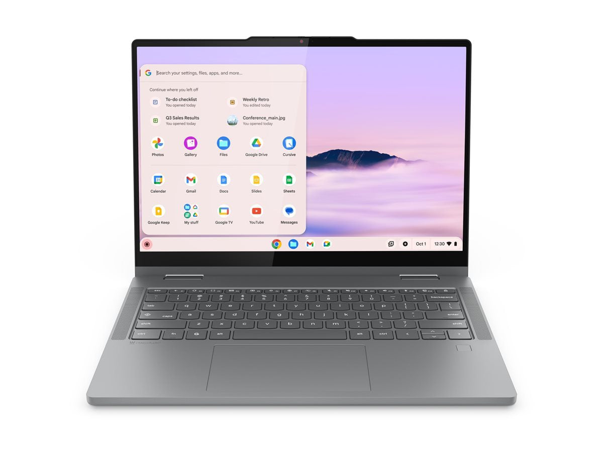 Laptop Lenovo Chrome 2in1 14IRU10 14", Intel Core 5 10 Núcleos, 8GB DDR5, 256 GB SSD, Táctil - vista 2