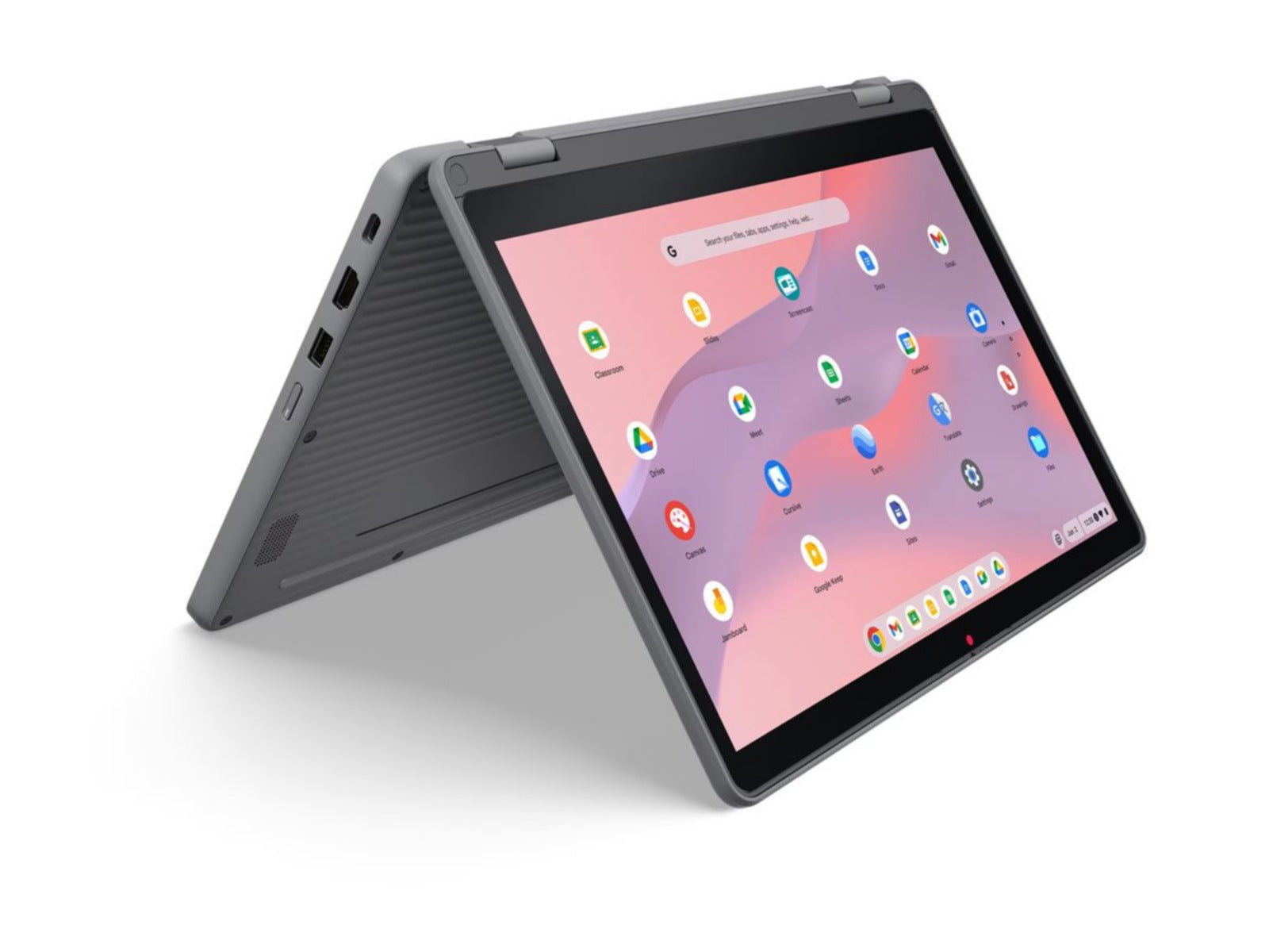 Laptop Lenovo Chrome 500e 2in1 G5 M89 83TA, MediaTek Kompanio 540 8 Núcleos, 4GB DDR5, 64 GB, ARM Mali-G52 2EE - vista 3