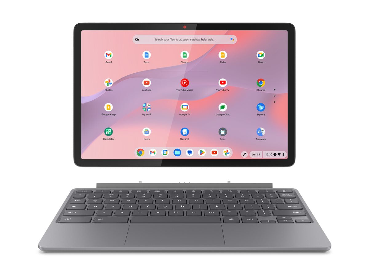 Laptop Lenovo Chromebook Duet EDU G2 83HJ, MediaTek Kompanio 838 MTK838 8 Núcleos, 4GB DDR4, 64 GB, ARM Mali-G - vista 2