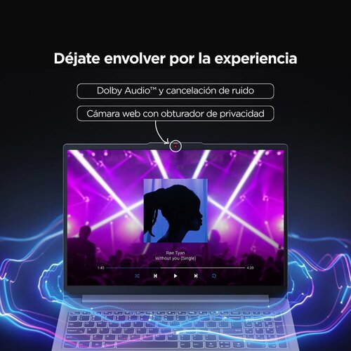 Laptop Lenovo IdeaPad Slim 3 15AMN8 R5 16GB 512 SSD, AMD Ryzen 5 7520U, 512 GB SSD - imagen 8