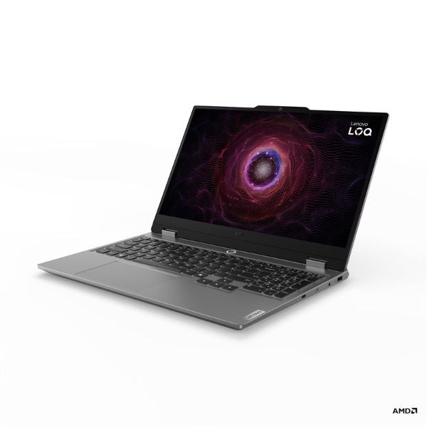 Laptop Lenovo LOQ 15.6" FHD - AMD Ryzen 5 7235HS - 12GB DDR5 - SSD 512GB - NVIDIA GeForce RTX 3050 6GB - Luna Grey - 83JC0001US