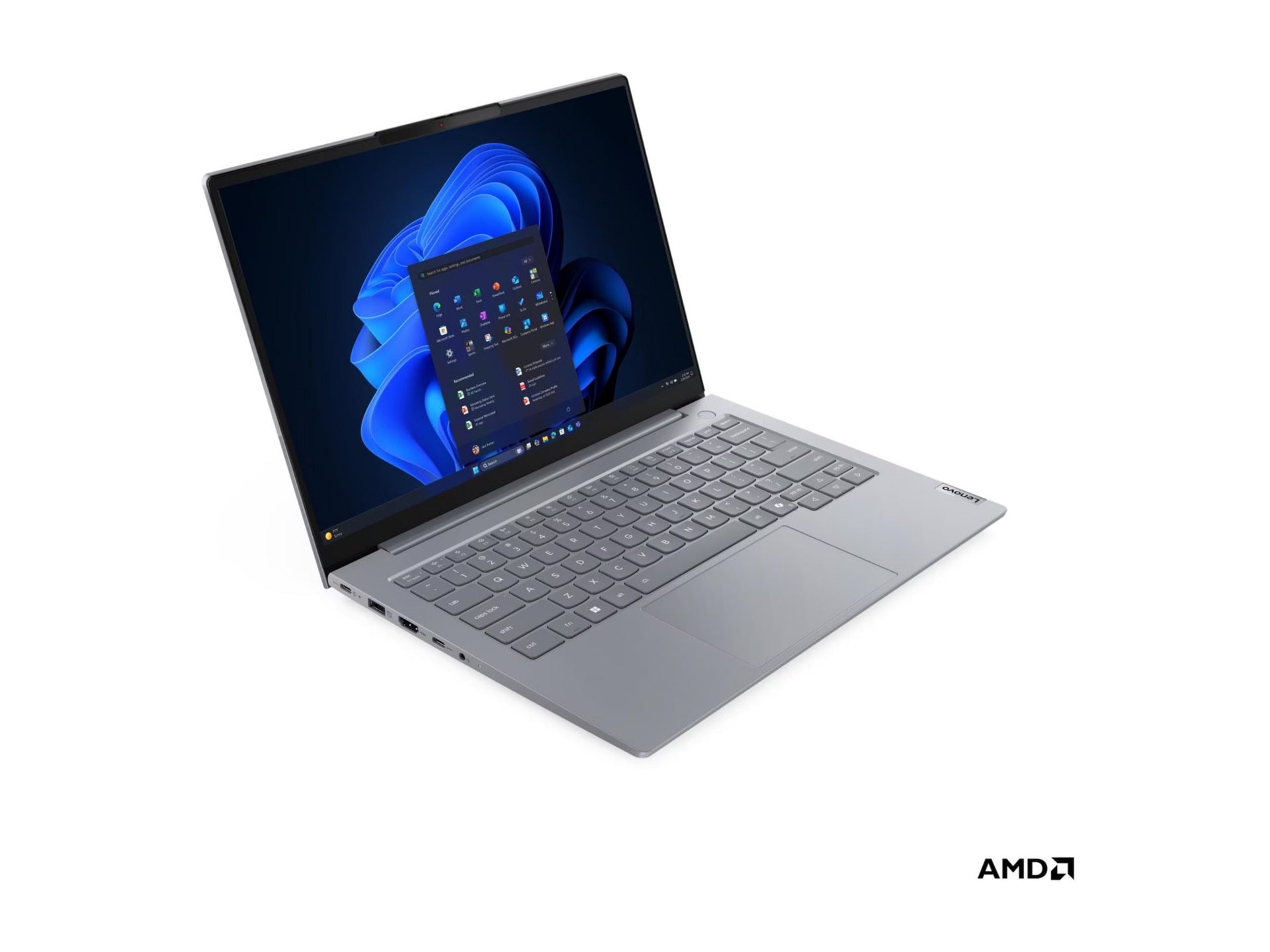 Laptop Lenovo ThinkBook 14 G9 AHP 21V0, AMD Ryzen 5 6 Núcleos, 16GB DDR5, 512 GB SSD, Radeon 740M, Táctil - vista 3