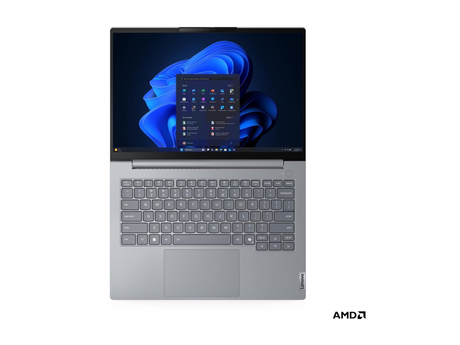 Laptop Lenovo ThinkBook 14 G9 AHP 21V0, AMD Ryzen 5 6 Núcleos, 16GB DDR5, 512 GB SSD, Radeon 740M, Táctil - vista 4