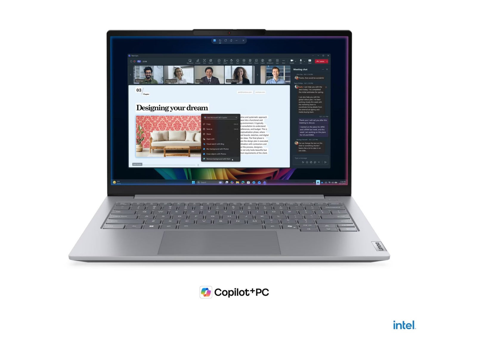 Laptop Lenovo ThinkBook 14 G9 IPL 21UX, Intel Core Ultra 5 - 8 Núcleos, 16GB DDR5, 512 GB SSD, Intel Graphics - vista 2