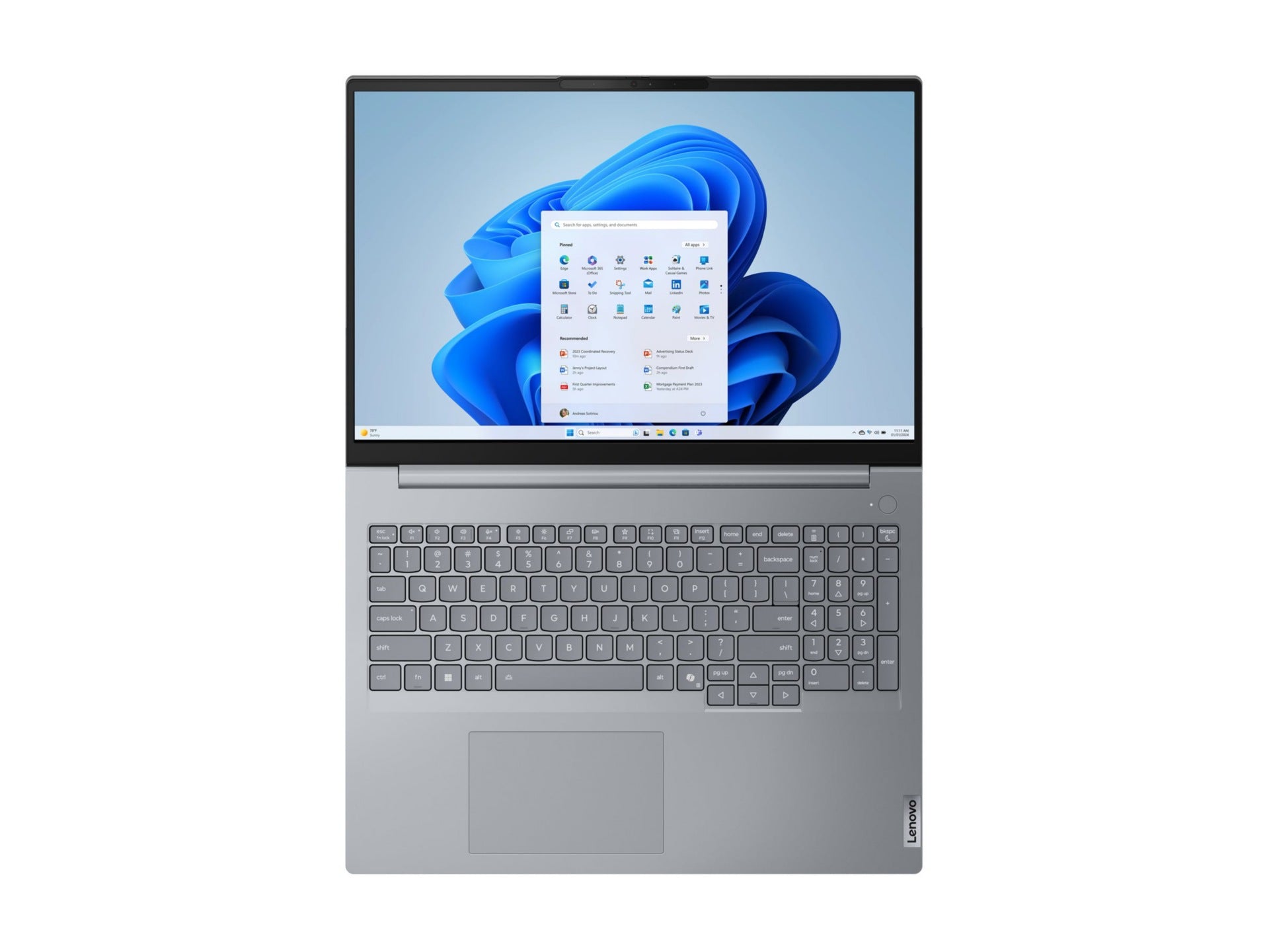 Laptop Lenovo ThinkBook 16 G8 IAL 21SK, Intel Core Ultra 5 - 12 Núcleos, 16GB DDR5, 512 GB SSD, Intel Graphics - vista 1