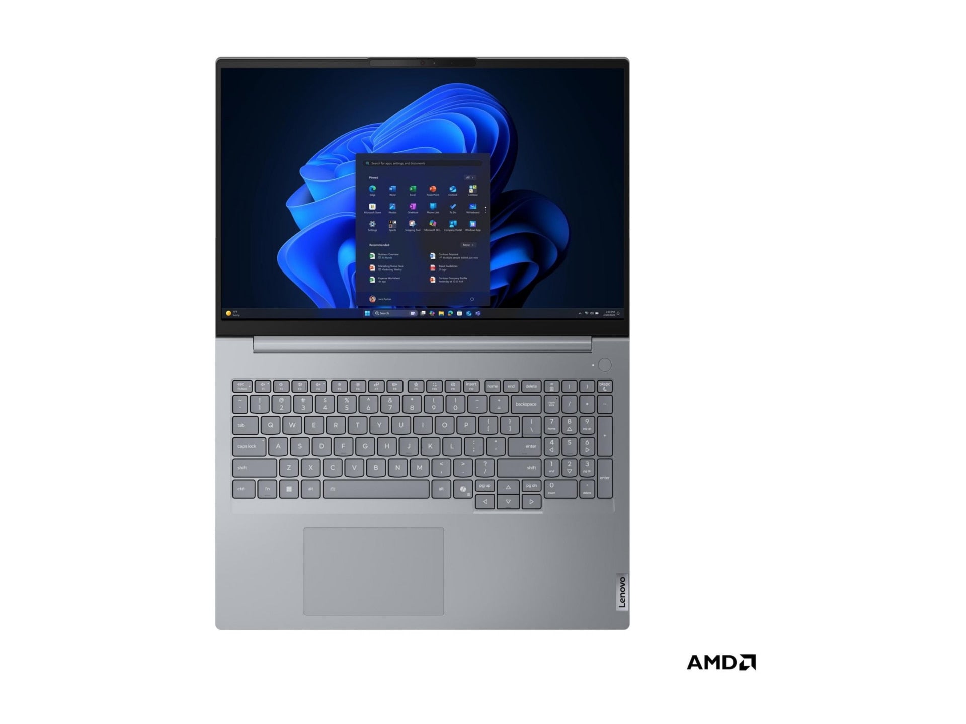 Laptop Lenovo ThinkBook 16 G9 AHP 21UT, AMD Ryzen 5 220 6 Núcleos, 8GB DDR5, 256 GB SSD, Radeon 740M - vista 4