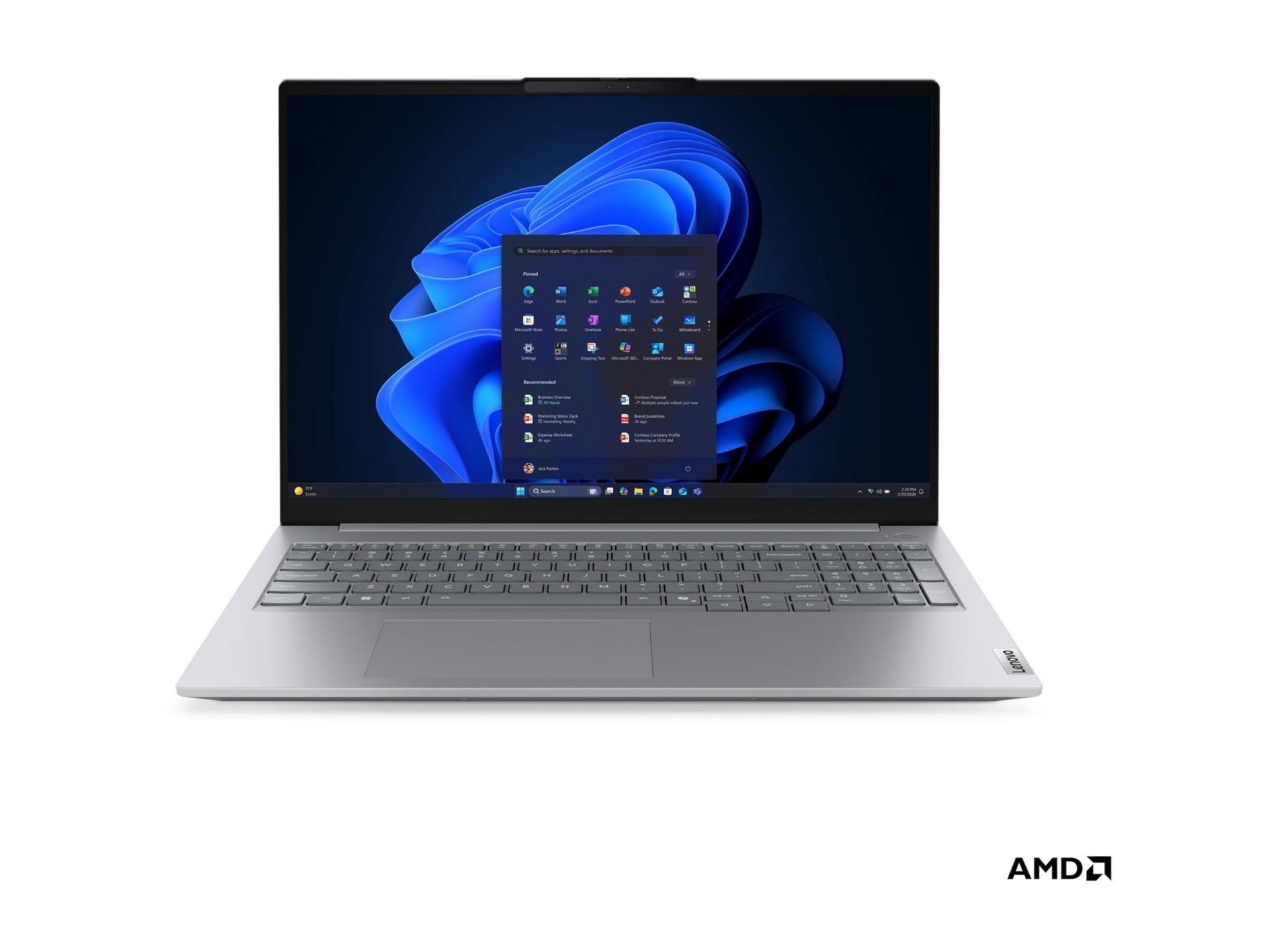 Laptop Lenovo ThinkBook 16 G9 AHP 21UT, AMD Ryzen 5 6 Núcleos, 8GB DDR5, 512 GB SSD, Radeon 740M - vista 2