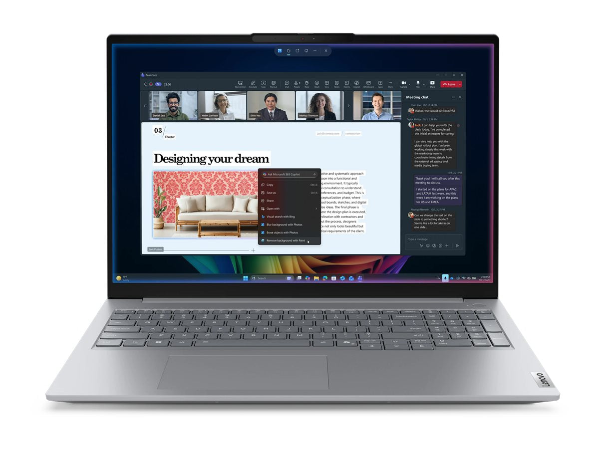 Laptop Lenovo ThinkBook 16 G9 IPL 21UR, Intel Core Ultra 5 - 8 Núcleos, 16GB DDR5, 512 GB SSD, Intel Graphics - vista 2