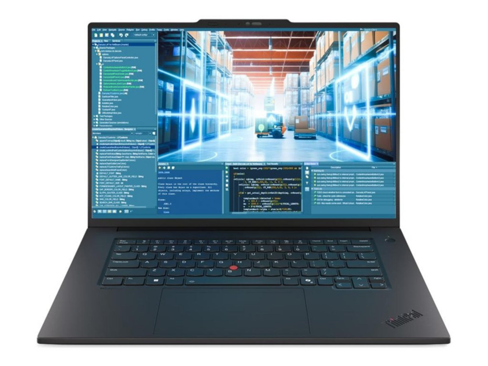 Laptop Lenovo ThinkPad P1 Gen 8 21Q8, Intel Core Ultra 7 - 16 Núcleos, 64GB DDR7, 2 TB, RTX PRO - vista 1