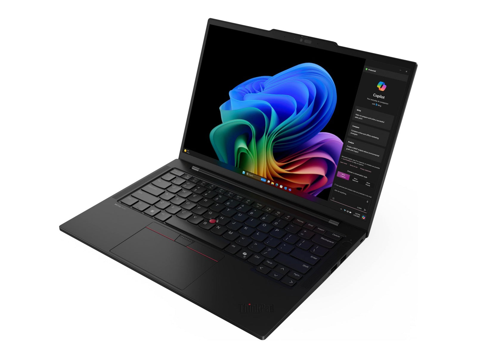 Laptop Lenovo ThinkPad T14s Gen 6 21N1, Qualcomm Snapdragon X Elite X1E-78-100 12 Núcleos, 32GB DDR5, 1 TB SSD - vista 1