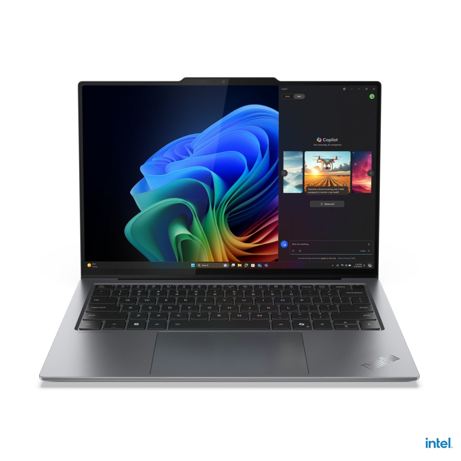 Laptop Lenovo ThinkPad X9-14 Gen 1 21QA, Intel Core Ultra 7 258V 8 Núcleos, 32GB DDR5, 1 TB SSD, Intel Arc Gra - vista 1