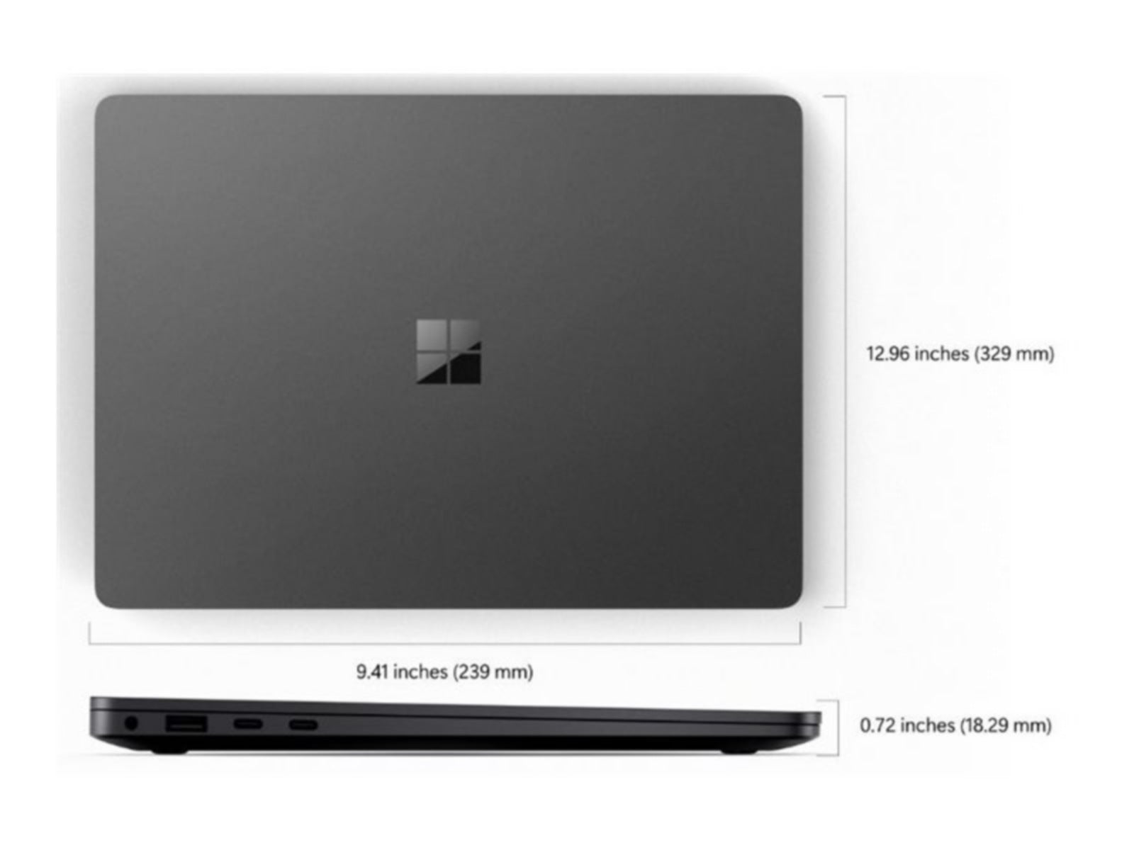 Laptop Microsoft Surface Laptop for Business, Qualcomm Snapdragon X Elite X1E-80-100 12 Núcleos, 32GB DDR5, 1  - vista 6