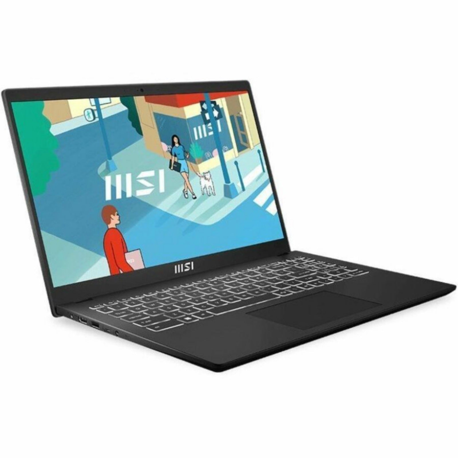 Laptop MSI Modern 15 Modern 15 B13M-1097US, Intel Core I5 13th 10 Núcleos, 16GB, 512 GB SSD - - vista 3