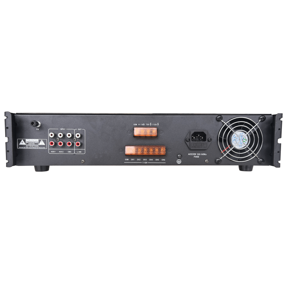 Audio y Video Hikvision - Amplificador una Zona - 2 Canales - 30 W por Canal - Conexión Bluetooth - DS-QAE0A240G1-VB6/11