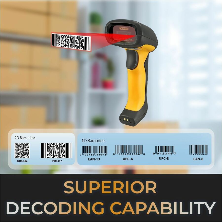 Lector de Código de Barras Adesso NuScan 5200 Barcode Scanner - vista 7