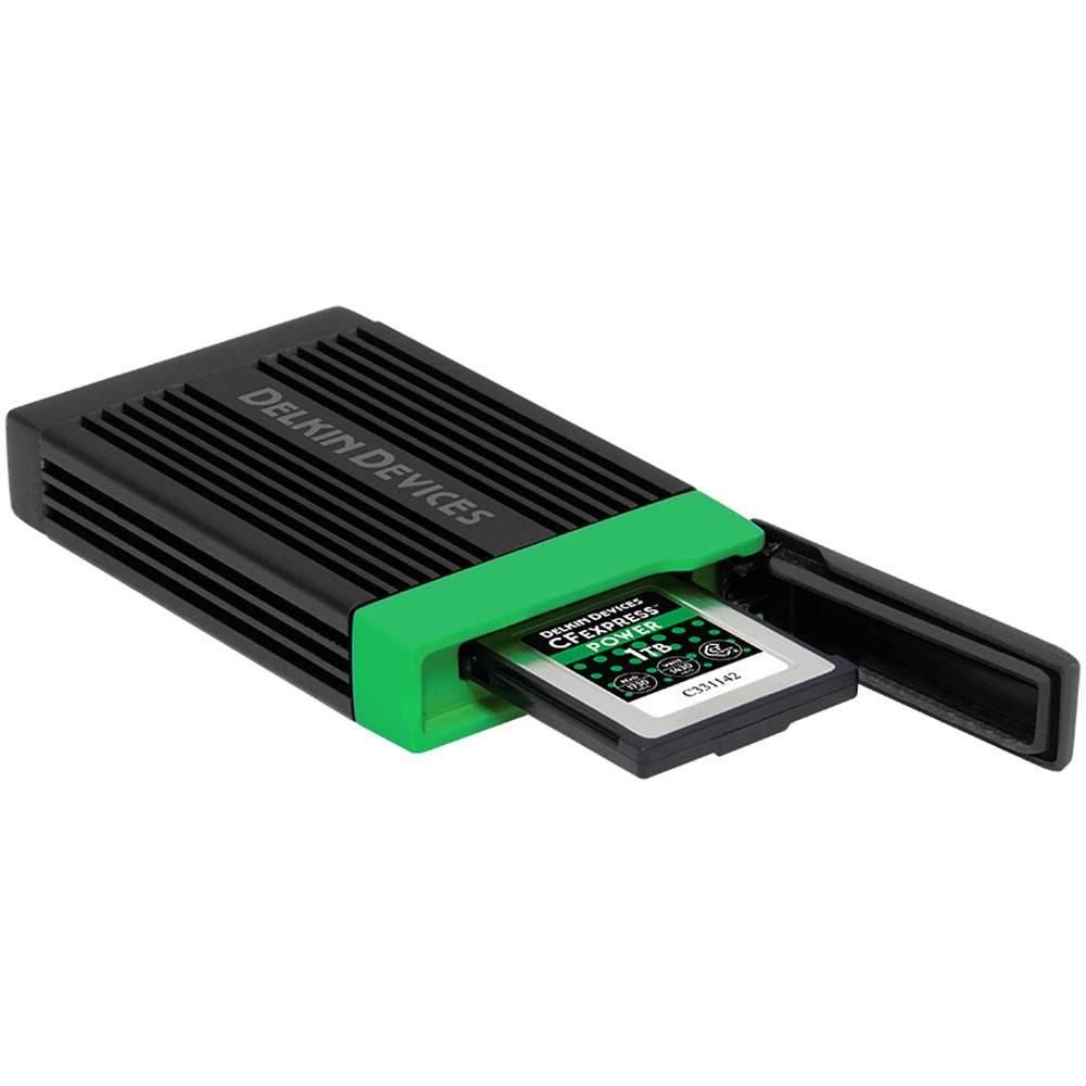 Lector de Tarjetas Delkin Devices USB 3.2 CFexpress - vista frontal