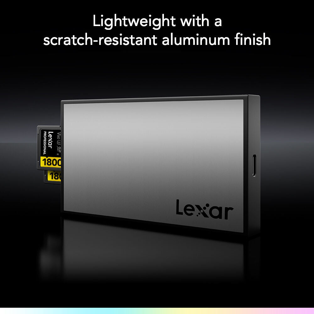 Lector de Tarjetas Lexar Professional Workflow Dual-ranuras UHS-II SD - detalle