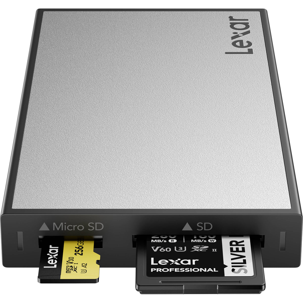 Lector de Tarjetas Lexar Professional Workflow UHS-II SD/micro SD - vista trasera