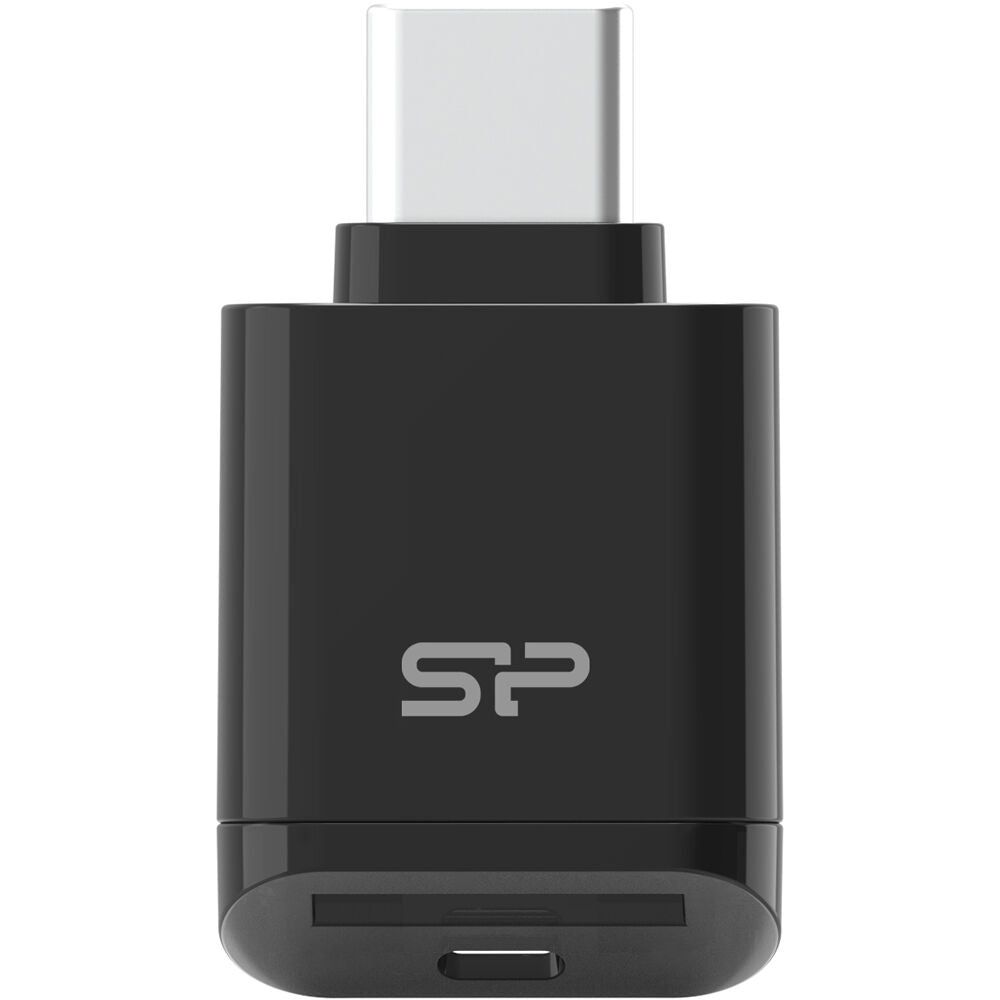 Lector de Tarjetas Silicon Power C200 USB-C microSDXC - vista frontal