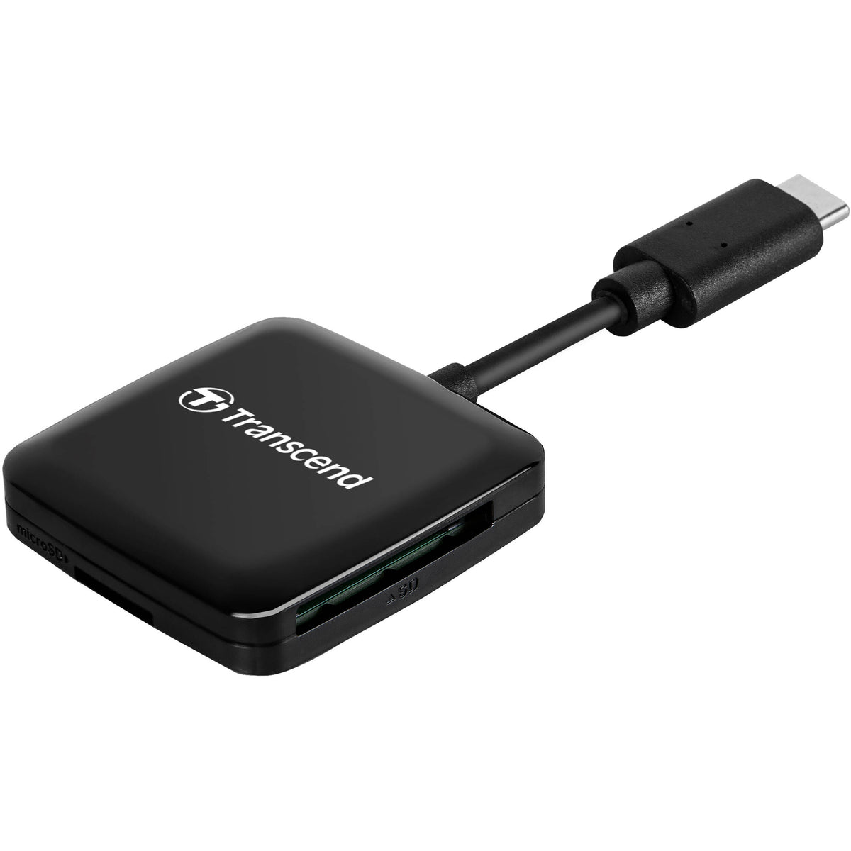 Lector de Tarjetas Transcend RDC3 SDXC y microSDXC - vista frontal