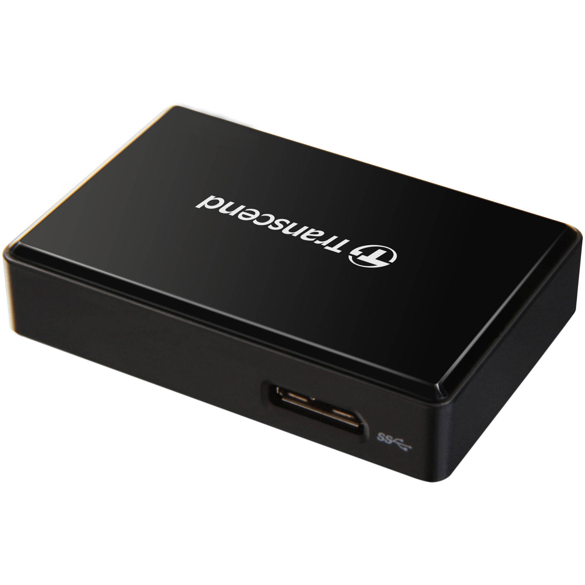 Lector de Tarjetas Transcend RDF8 USB 3.1 Gen 1 (Negro) - vista frontal
