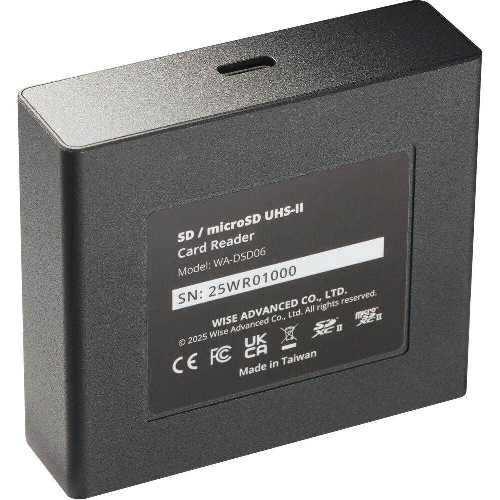 Lector de Tarjetas Wise Advanced SD/microSD UHS-II - vista lateral